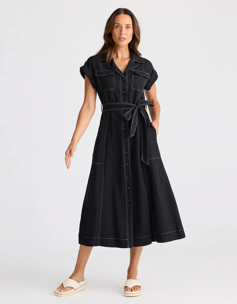 Brave + True Portia Dress Black BT25421