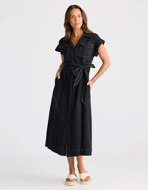 Brave + True Portia Dress Black BT25421