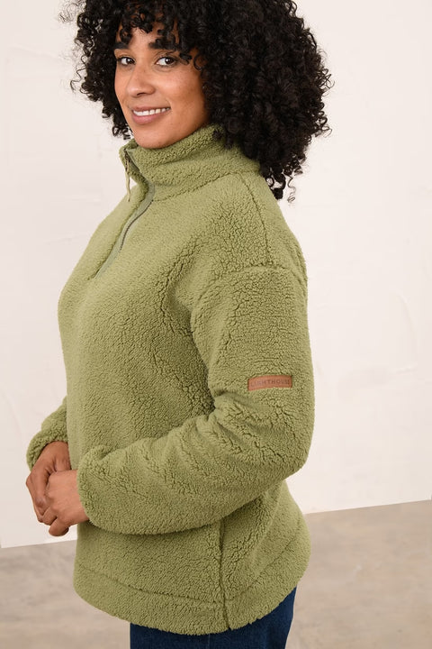 Lighthouse Womens Coast Moss Half Zip Fleece