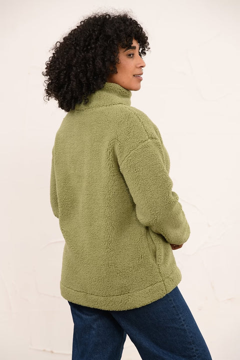 Lighthouse Womens Coast Moss Half Zip Fleece