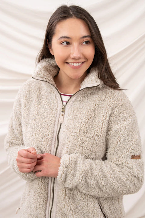 Lighthouse Ladies Full Zip Fleece Irish Cream