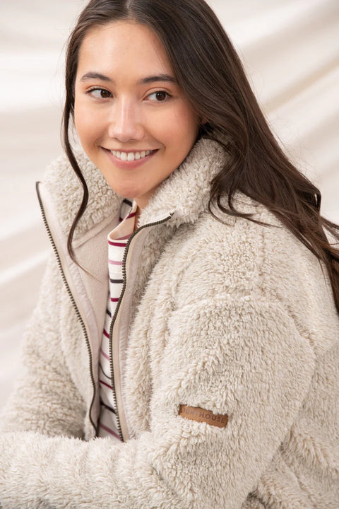 Lighthouse Ladies Full Zip Fleece Irish Cream