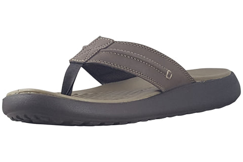 Crocs Yukon Vista II LiteRide Flip Espresso Mens Light Easy to Wear Flip Flops
