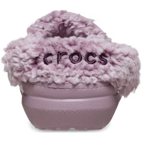 Crocs Classic Fleece Lined Clog Dusty Lilac Unisex Croslite Casual Slip On Shoes Lightweight Beach Slip On Clogs
