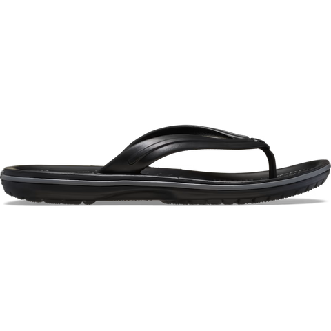 Crocs Crocband Flip Black/Slate Grey Unisex Mens Womens Light Easy to Wear Flip Flops
