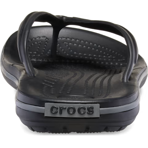 Crocs Crocband Flip Black/Slate Grey Unisex Mens Womens Light Easy to Wear Flip Flops