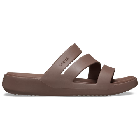 Crocs Getaway Strappy Truffle Womens Lightweight Soft Flexible Easy to Wear Sandals
