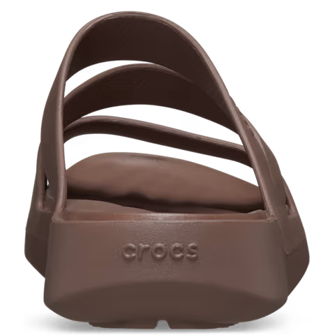 Crocs Getaway Strappy Truffle Womens Lightweight Soft Flexible Easy to Wear Sandals