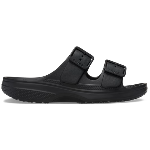 Crocs Saturday Sandal Black Womens Lightweight Soft Flexible Easy to Wear Sandals