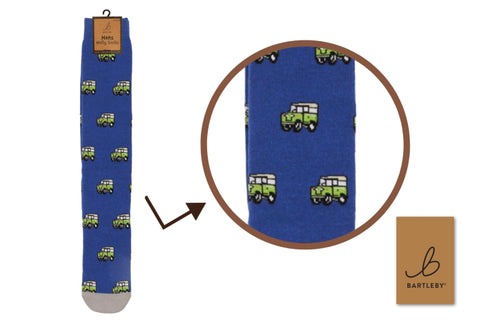 Bartleby Vehicle Mens Funky Welly Socks