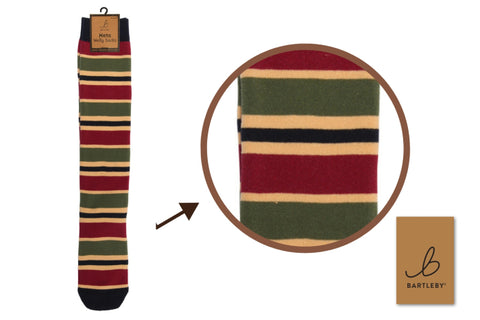 Bartleby Bold Stripes Mens Funky Welly Socks