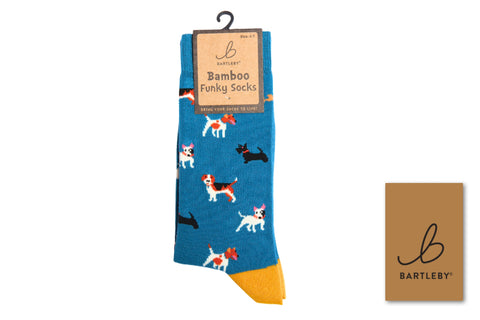 Bartleby Doggy Divas Womens Funky Bamboo Socks