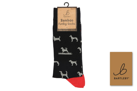 Bartleby Hunting Dogs Funky Bamboo Socks