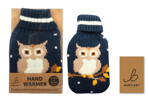 Bartleby Owl Novelty Hand Warmer
