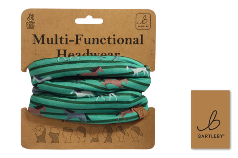 Bartleby Galloping Horses Funky Neck Warmer