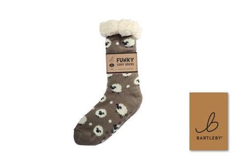 Bartleby Sheep Mens Sherpa Socks