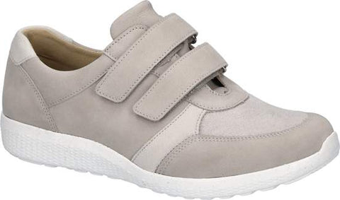 Waldlaufer 815M30 305 330 M-Ira Denver Kaleidostr Calli Stein Cement Womens M Fitting Leather Touch Fastening Shoes