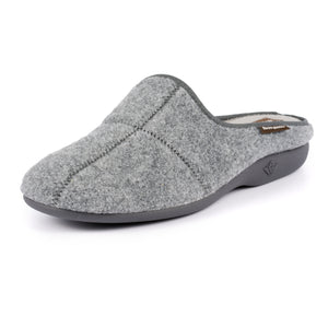 Goodyear KMG008 Fiasco Light Grey Mens Comfort Mule Slippers