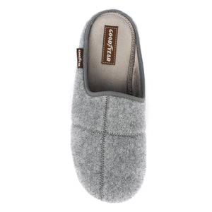 Goodyear KMG008 Fiasco Light Grey Mens Comfort Mule Slippers