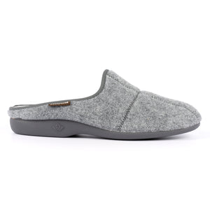 Goodyear KMG008 Fiasco Light Grey Mens Comfort Mule Slippers