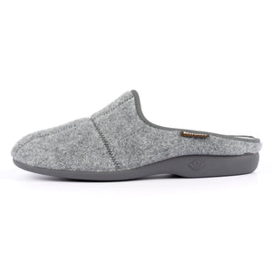 Goodyear KMG008 Fiasco Light Grey Mens Comfort Mule Slippers