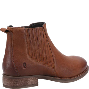 Hush Puppies Edith Tan Womens Ankle Chelsea Boots