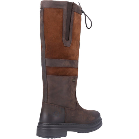 Cotswold Broadway Brown Womens Long Waterproof Boots