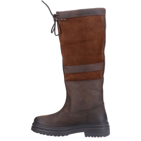 Cotswold Broadway Brown Womens Long Waterproof Boots