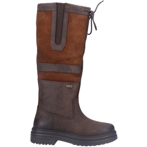 Cotswold Broadway Brown Womens Long Waterproof Boots