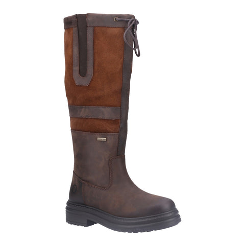 Cotswold Broadway Brown Womens Long Waterproof Boots