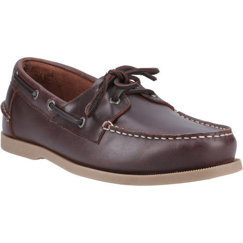 Sperry Tacoma Brown Mens Leather Boat Shoes