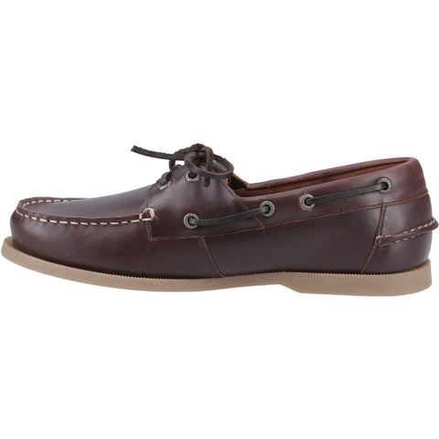 Sperry Tacoma Brown Mens Leather Boat Shoes