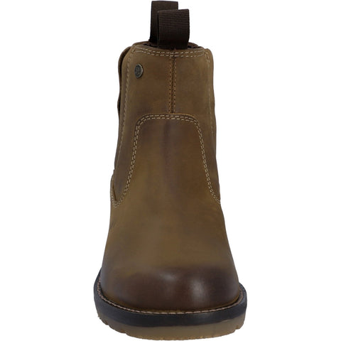 Hunter Skye Dealer Dark Tan Ankle Womens Chelsea Boots