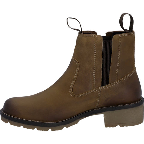 Hunter Skye Dealer Dark Tan Ankle Womens Chelsea Boots
