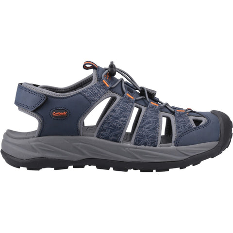 Cotswold Minster Navy Mens Walking Leisure Touch Fastening Sandals