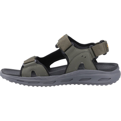Cotswold Fairford Khaki Mens Walking Leisure Touch Fastening Sandals