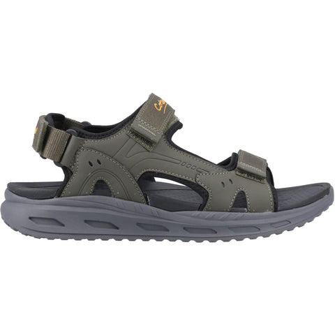 Cotswold Fairford Khaki Mens Walking Leisure Touch Fastening Sandals