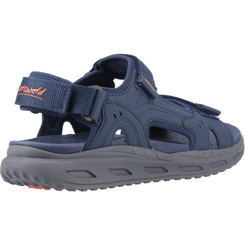 Cotswold Fairford Navy Mens Walking Leisure Touch Fastening Sandals