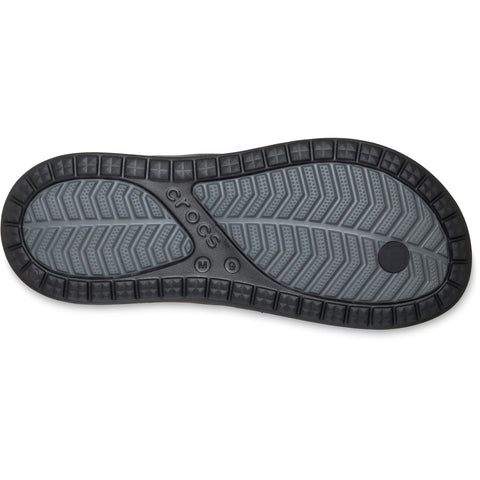 Crocs Coast Flip Black/Slate Grey Unisex Mens Womens Light Easy to Wear Flip Flops