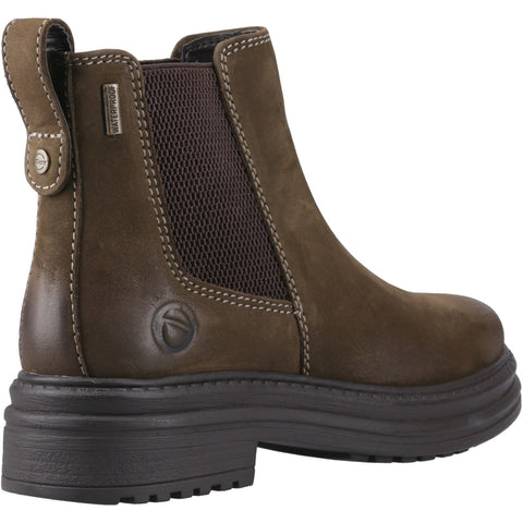 Cotswold Aldworth Khaki Womens Ankle Boots