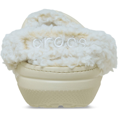 Crocs Classic Fleece Lined Clog Bone Unisex Croslite Casual Slip On Shoes Lightweight Beach Slip On Clogs