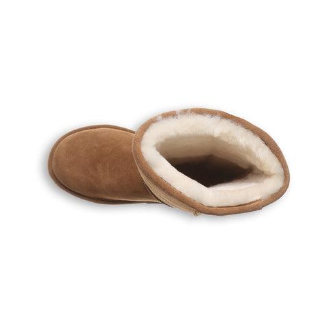 Bearpaw Elle Tall Hickory Womens Classic Suede Tall Winter Boots