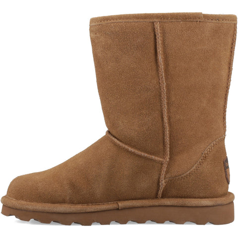 Bearpaw Elle Short Hickory Womens Classic Suede Mid Winter Boots