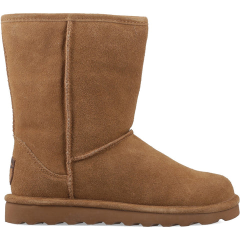 Bearpaw Elle Short Hickory Womens Classic Suede Mid Winter Boots