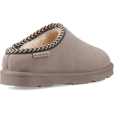 Bearpaw Tabitha Mushroom Womens Classic Suede Mule Slippers