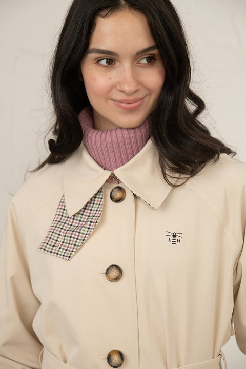 Lighthouse Womens Harper Stone Trench Coat