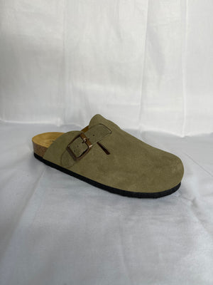 Plakton 171539 Afelpado Light Khaki Mens Casual Comfort Enclosed Clogs Sandals