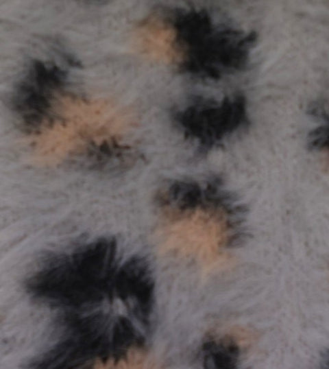 Jess and Lou Grey Animal Print Mini Hot Water Bottle