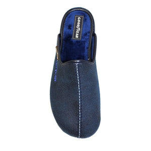 Goodyear KMG014 Tess Navy Mens Comfort Mule Slippers