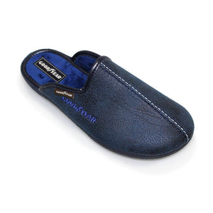 Goodyear KMG014 Tess Navy Mens Comfort Mule Slippers